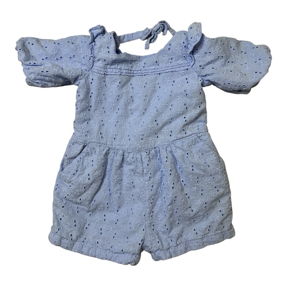 Janie and Jack Blue Romper